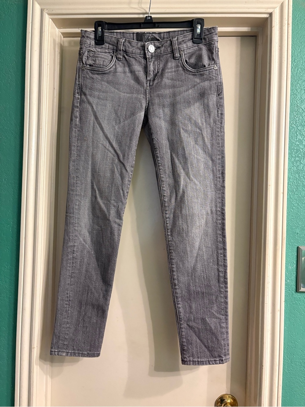 Kut from the Kloth Gray Skinny Jeans